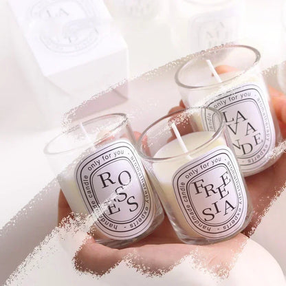 Romântico Fragrância Perfado transparente Romantil Luz de luz perfumada Velas aromáticas Vedas de convidado Velas de casamento Jar