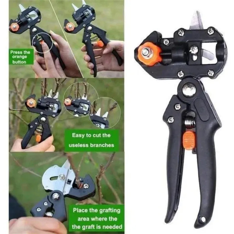 2 În 1 Grafting Pruner SCOSSOR GRĂDING GRĂDING Profesional Filmiu Cutter Secateur Plantă Plantă Fruit Arbore Fructe SCOARPER COPER PERMIT