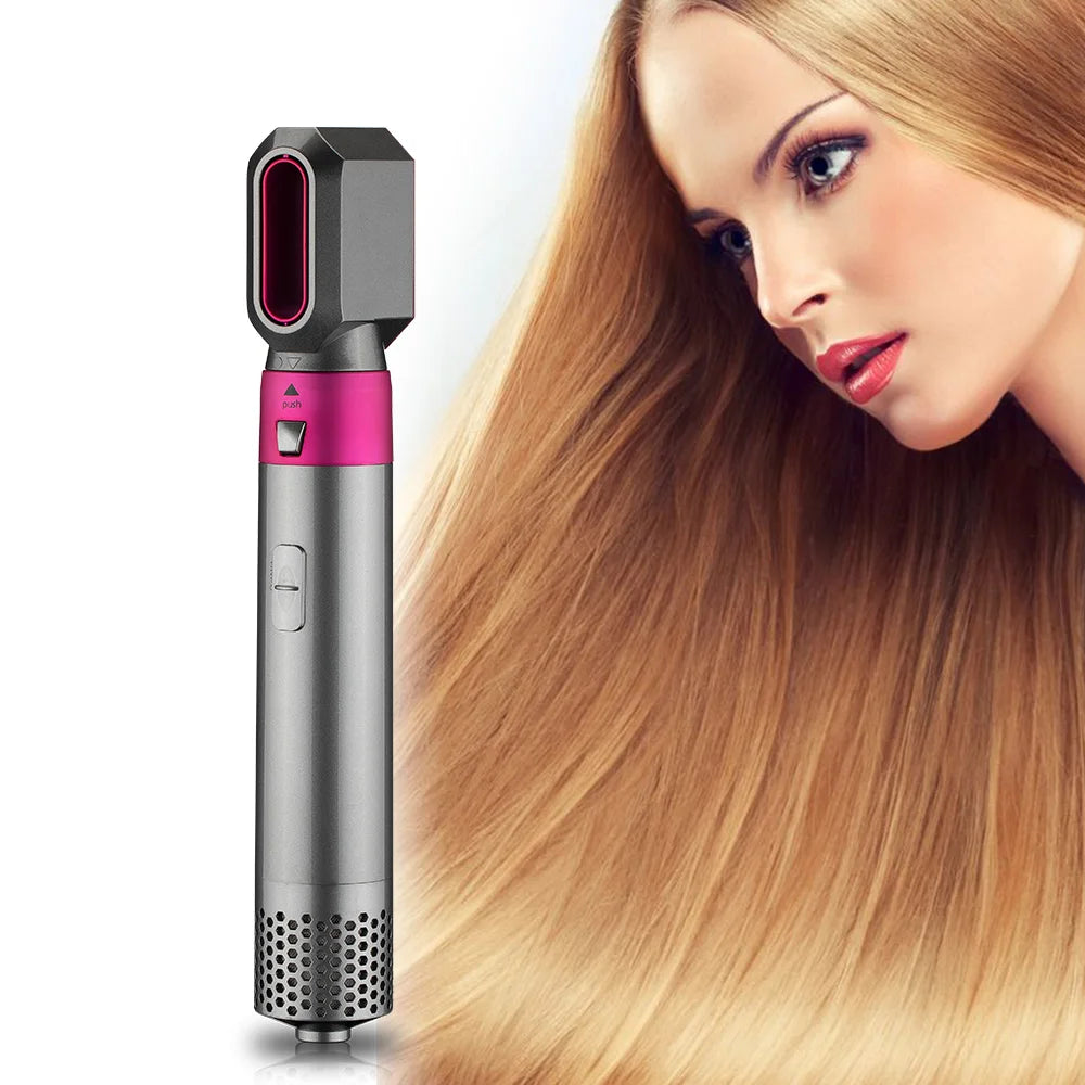 7 In 1 One Step Hair Dryer & Volumizer Rotating Hairdryer Hair Curler Comb Curling Brush Hair Dryers For Hair Styling Tool
