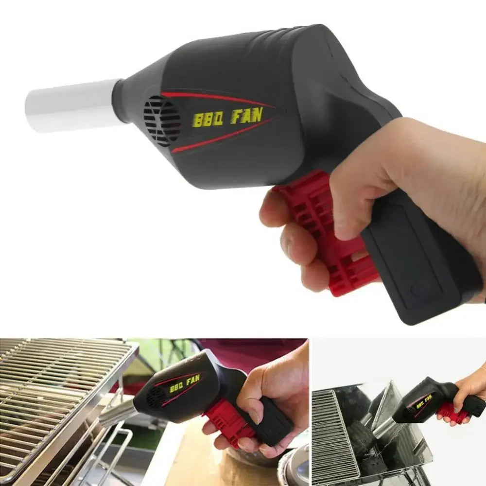 19x18,5x5,1 cm BBQ BLOWER Ventilatore Ventilatore portatile Picnic Hand Hand Hand Hand Hand Calking Tools per barbecue da viaggio all'aperto
