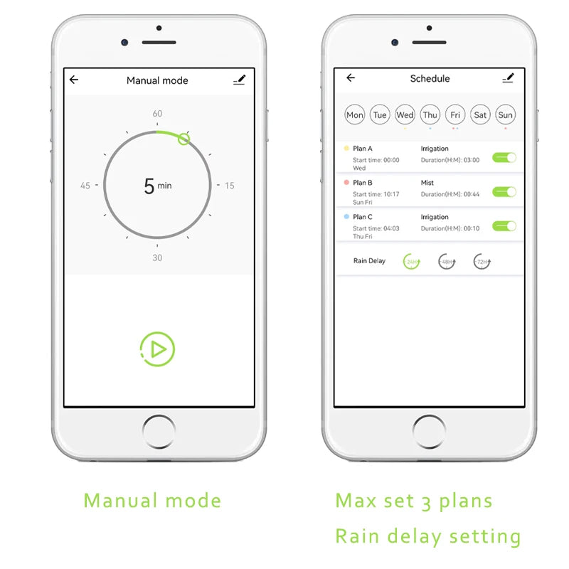WiFi Tuya Smart Home Garden Automatisch Smart Garden Schlauch Wasserhahn Timer WiFi Lawn Sprinkler Controller Bewässerungssystem