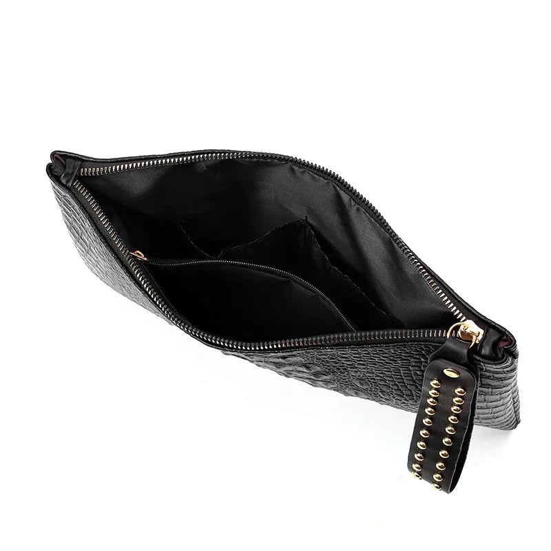 Mode luxe handtassen dames tas pu lederen koppeling dames avond envelop tas vrouwelijke dag koppels klutsen portemonnee draagbare polsbandas tas