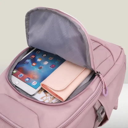 Rucsac din nylon pentru femei cu capacitate mare și rezistent la umăr rezistent la apă