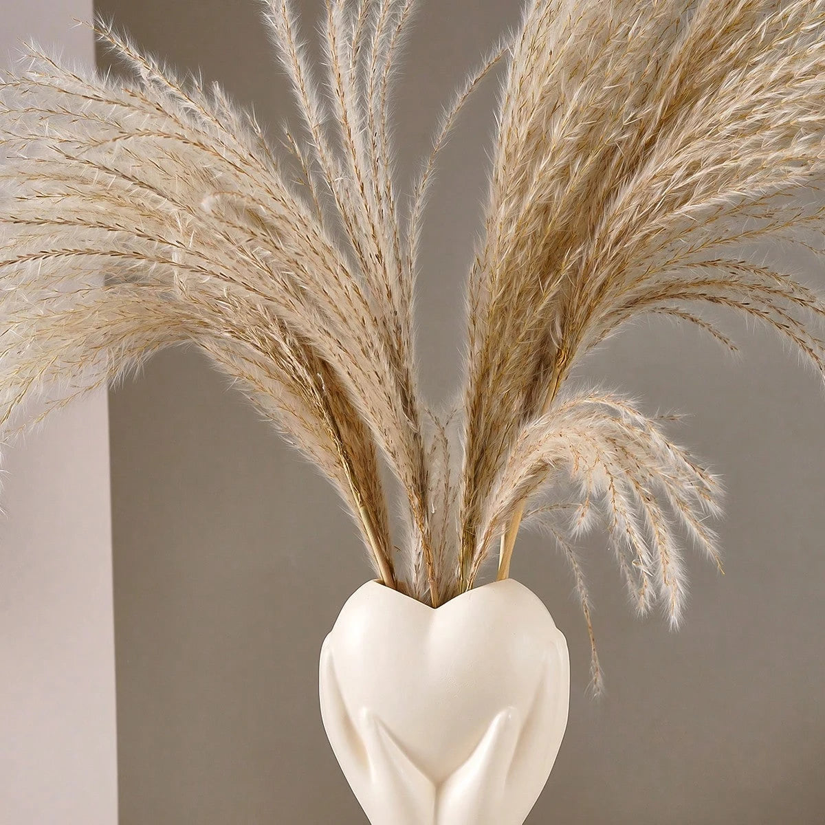 1pc, 4*8.8 inch resin material European art body design hand holding love home decoration vase, modern decoration dining table