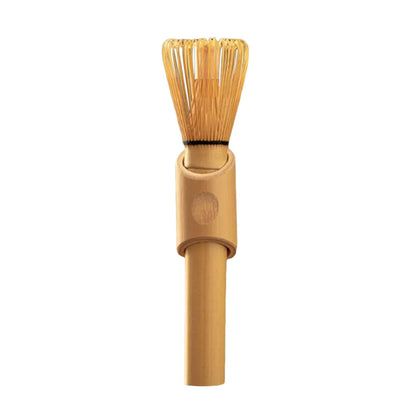 Matcha Whisk With Long Handle Matcha Powder Brush Tool Matcha Ceremony Accessory Japanese Style Handcurled Bamboo Tea Whisk