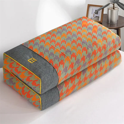 Hilo de doble capa Hilo Camplorador cuadrado Pilloza Sarrera Hacervasta Cáscara de almohada llena de almohada Centro de almohada extraíble y lavable