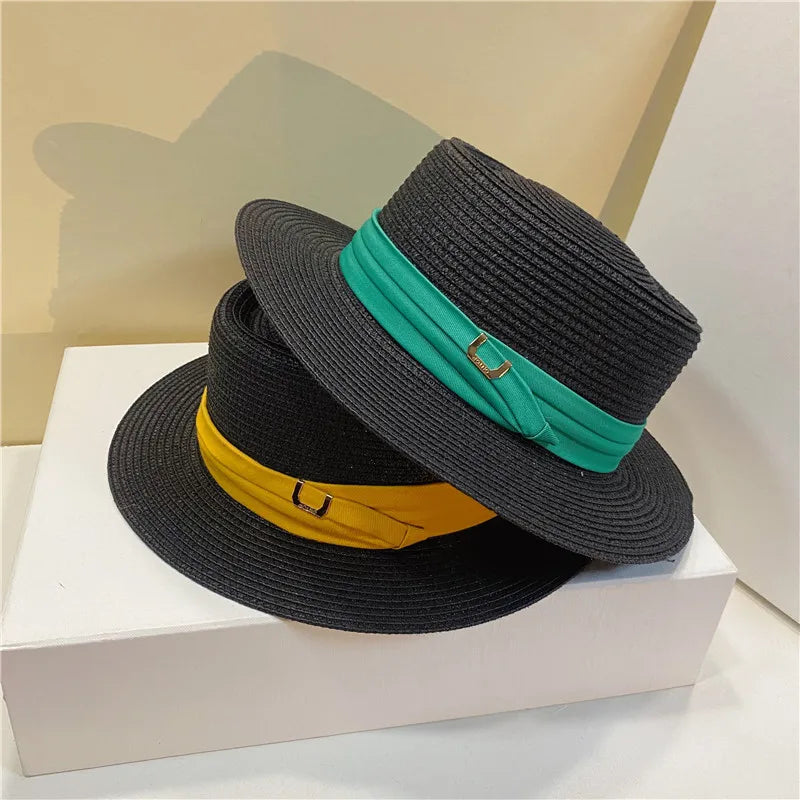 Summer Summer Summer Hape Hat Hat Hat Hat Słomowy kapelusz Katarski Kapelusz Słomowy Kapelusz Słomowy