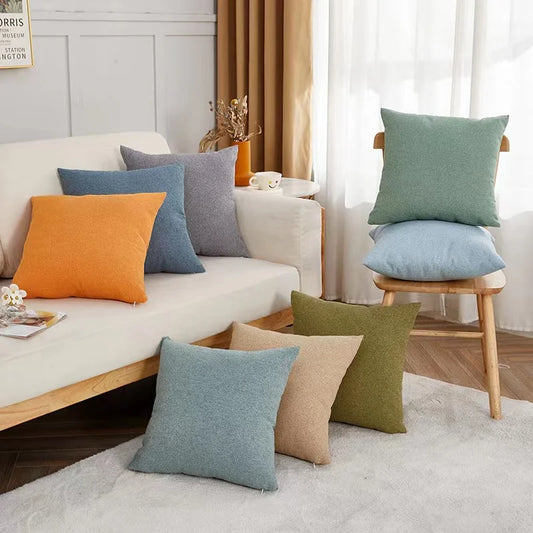 Solid nordisk stil hjem dekorasjon fluffy myk stue sofa pute dekke pute deksel egnet for kontor soverom bil