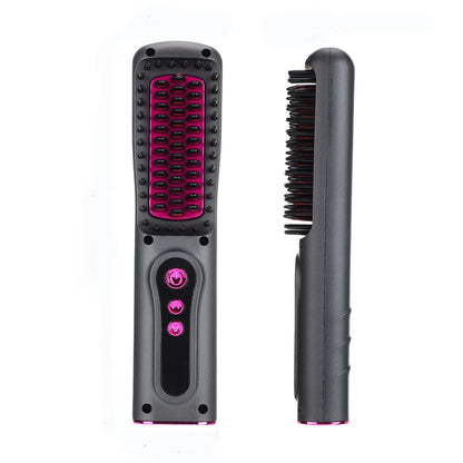 Aquecimento Ensorteamento do pente de cabelo Menina de arremesso de cabelo Rápula de barba Rush de barba pente de pente de barba pente de ferro de ferro de ferro