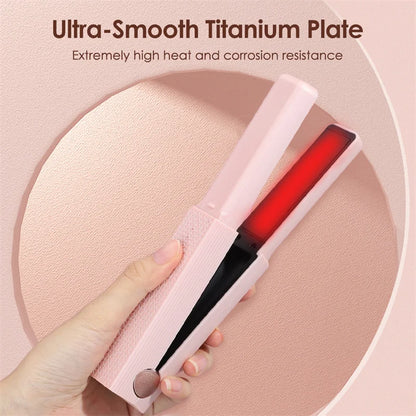Coiffure lisseur sans fil usb coiffure lisseenner mini coiffure coiffure 3 Température constante fer plat portable pour le voyage