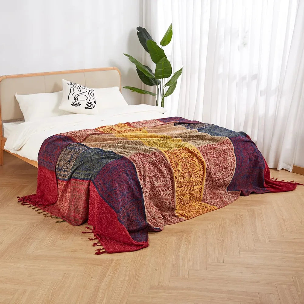 Boho Bohemian Throws Couvertures