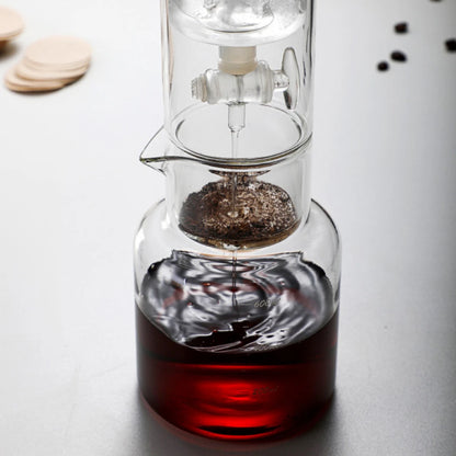 Glass Cold Brew Coffee Maker Set Handmade Extraction Coffee Pot Set Ice Drip Coffee Maker Household Filter Pouring Kettle