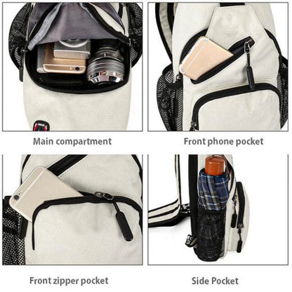 Kismis 1pc hommes femmes sac à poitrine de mode sac à bandoulière