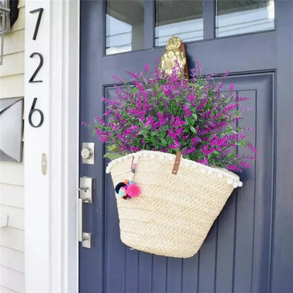 Künstliche Blume Plastik Lavendel gefälschte Pflanze Hochzeit Hausgartendekoration Braut Bouquet Tisch Einstellung Haushaltsvorräte