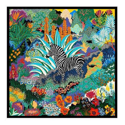 Lesida Pure Silk tørklæde Kvinder store sjaler Stoles Tree Print Square tørklæder Ekcharper Foulards femme Wrap Bandanas 130*130 cm 1303