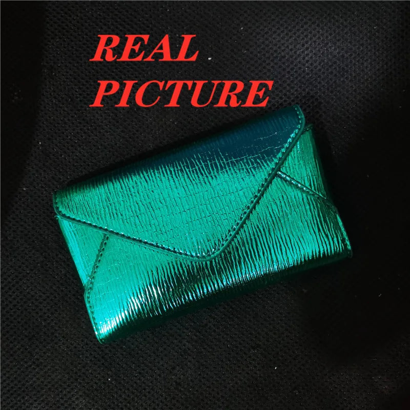 Diseño de lujo Bolso de noche para mujeres Día del día Día del embrague Bolso del bolso del embrague diario Bolsa de la cadena de oro de la cadena de oro