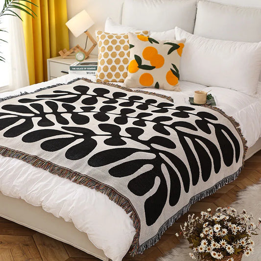 Camping Throw Blanket Sofá Tampa cobertor Clanta de soneca Retro American Casual Casual Fim Planto
