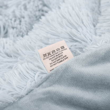 Suuri flanelli heittää huopa pitkä shaggy muhkea huopa sohva -sohvalle sänky talvi lämmin pehmeä fluffy faux fur bedspread 14 väriä