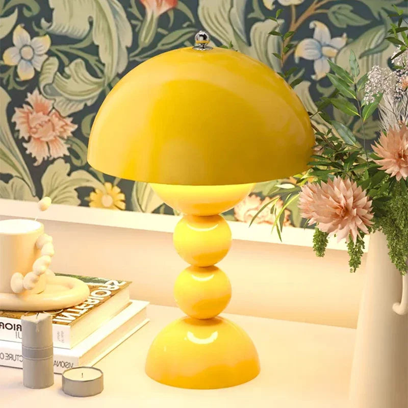 Nordic LED Table Lamp For Home Living Table Bedroom Bedside Room Interior White Dimmable Decoration LED Night Lamps Desk Light