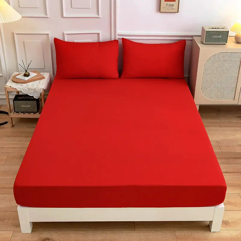 PETER KHANUN Bedding Shep Sheet Set Groved Polyester Bedt Cover de 12 polegadas com 2 polegadas de profundidade com 2 travesseiros