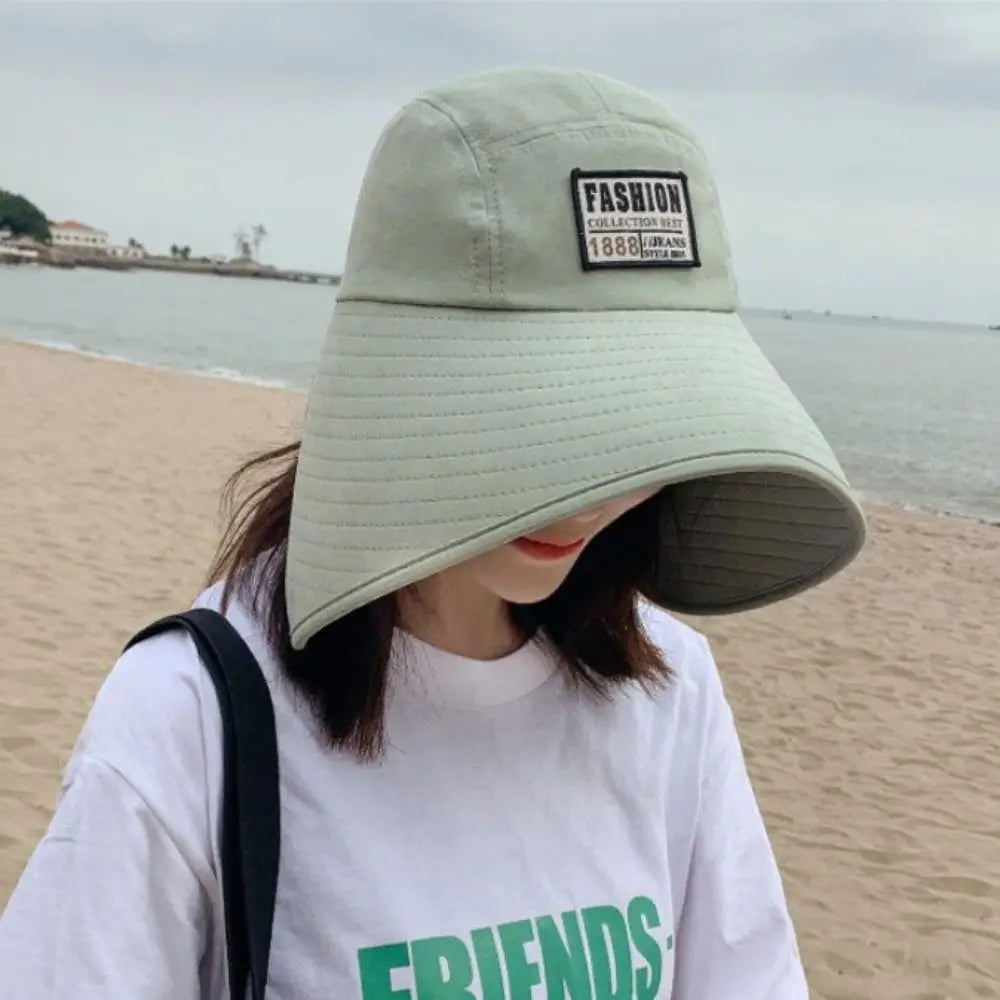 UV Protection Women Hat Fashionable Visor Big Brim Sun Protection Cap Breathable Sun Protection Summer Hat Rejse