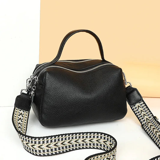 2024 Modne crossbody torbe ženska originalna kožna torba jednostavna visokokvalitetna torba torba vintage bostonska torbica ženske torbe za rame