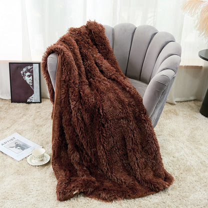Suuri flanelli heittää huopa pitkä shaggy muhkea huopa sohva -sohvalle sänky talvi lämmin pehmeä fluffy faux fur bedspread 14 väriä