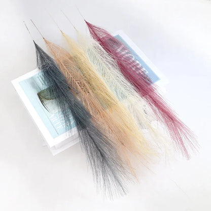 10pcs Ins Style Reed Fałszywe rośliny sztuczne pampas trawa kwiat DIY Wedding Bouquet Boho Domowe dekoracje ogrodowe Dekoracja balkonu