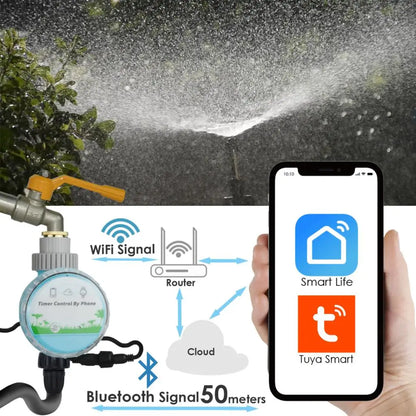 SPRYLE WiFi Wiless Wireless Smart Timer Home Garden Automatique Irrigation Arrosage Remote Contrôleur extérieur pour usine de serre