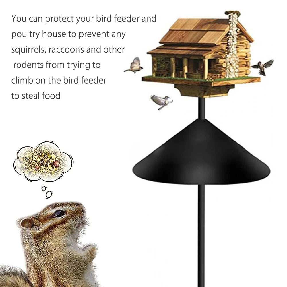 Universal Wrap Around Squirrel Baffle Anti Rust