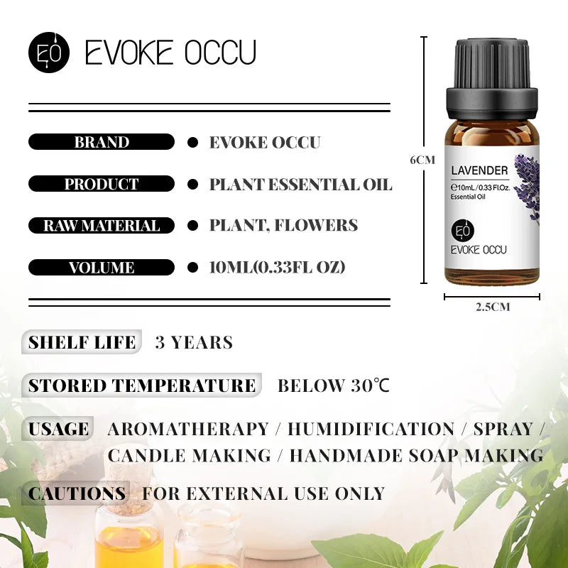 10 ml duftolier Pure ufortyndet stærk lugt til DIY stearinlys sæbe Bath Home Hotel Diffuser Befugter Lys duftende olie