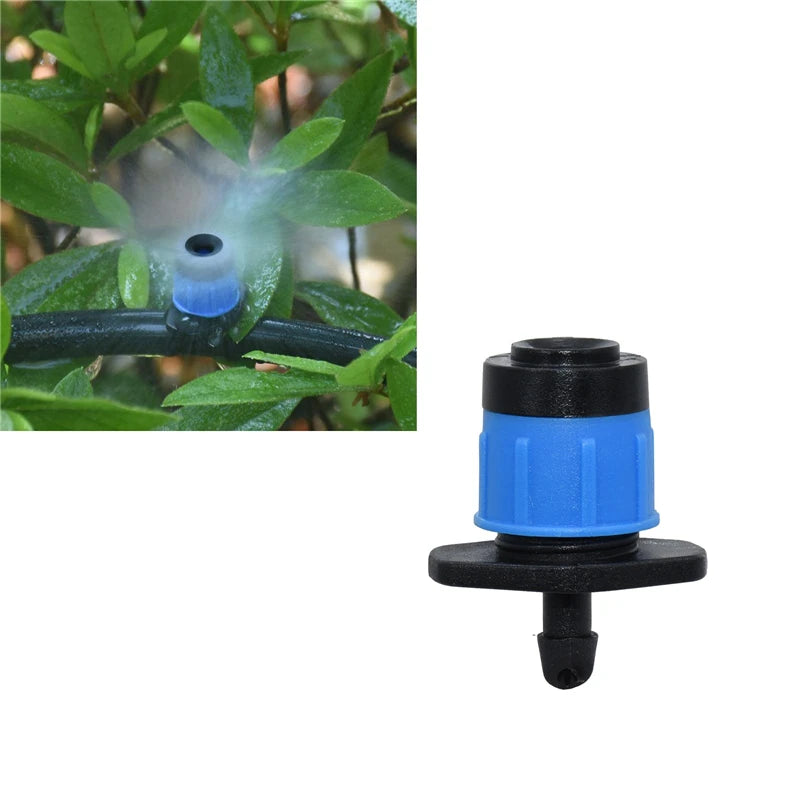 50stk/100 stk have vanding sprinklere fuldcirkulær justerbar springvand dyse justerbar spray svampe dripper