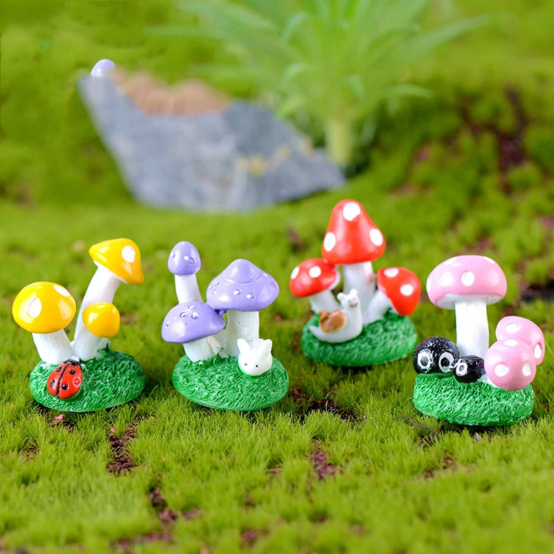 DIY Fairy Garden Aukahlutir Miniatur