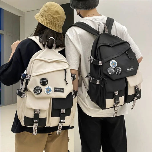 Moda e papërshkueshme nga uji i papërshkueshëm nga uji Gratë Backpack Vajza Udhëtoni me kapacite
