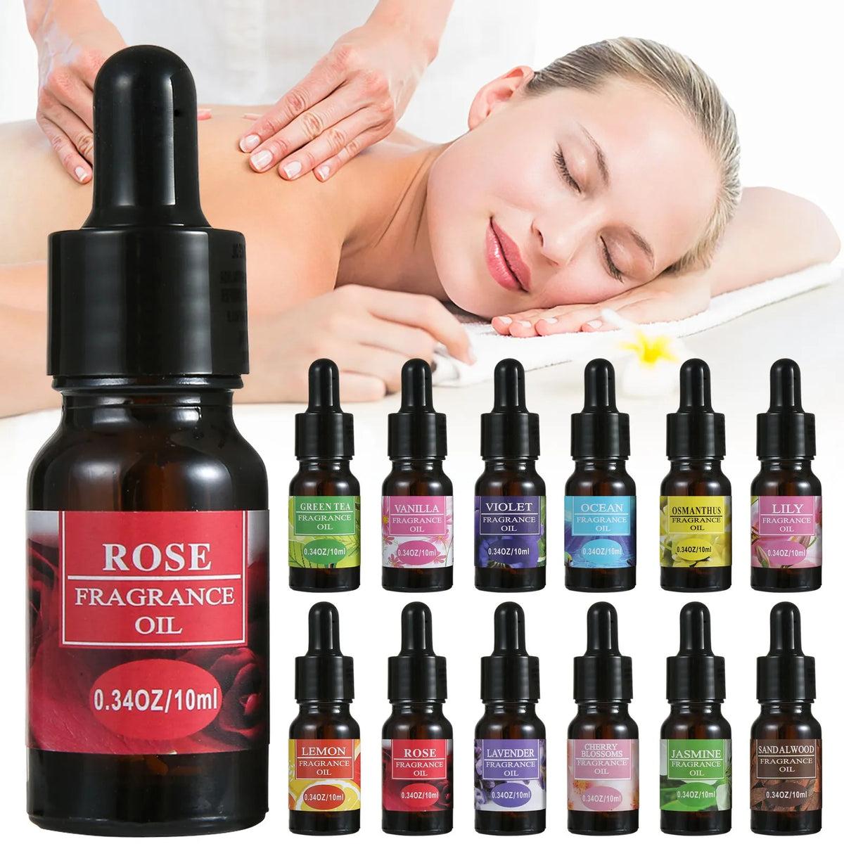 10ml rúlla vanillu ilmolía dreifir ilmvatn bragðolía fyrir heimili hótel ferðalaga aromatherapy diffuser ilm Humidifie