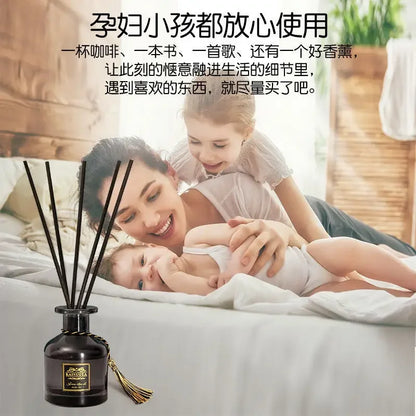 50 ml Ensembles de diffuseurs d'huile d'arôme Hilton avec des bâtons naturels pour le salon Air Fres