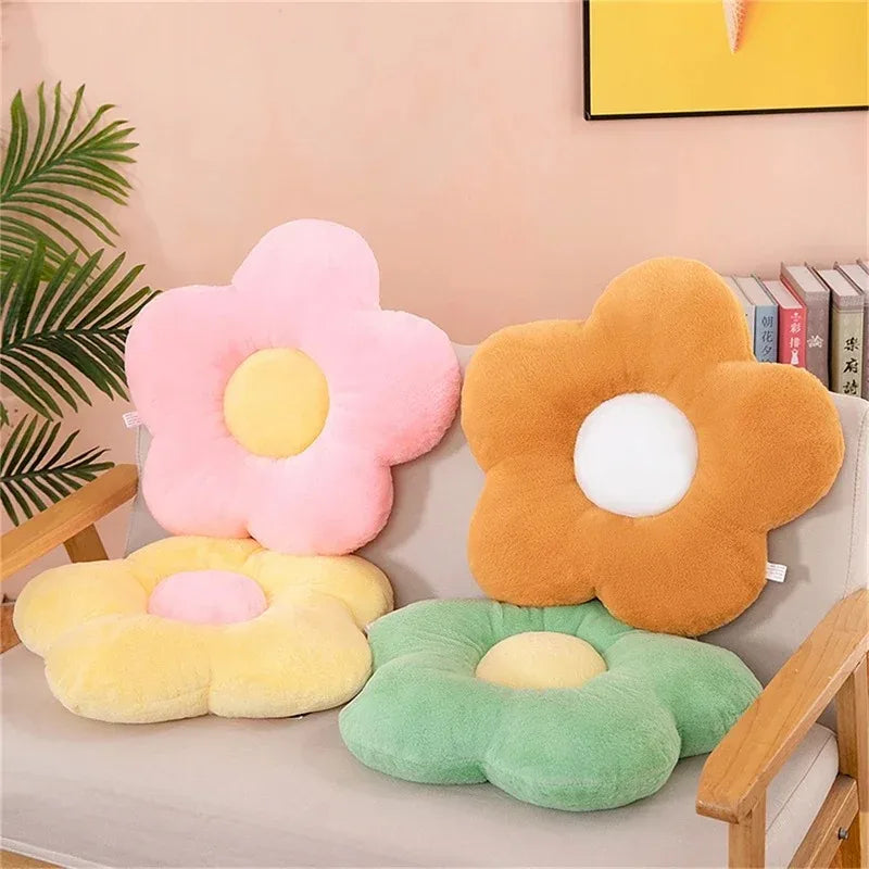 Haute Qulity Fleule Shape Oreiller Cushion Office Coussins de tournesol