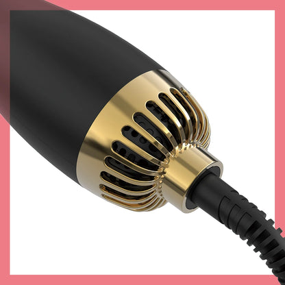 Lisapro 3 i 1 varm luftbørste ett-trinns hårføner og Volumizer Styler Avocado Blow Dryer Brush Professional 1000W hårføner