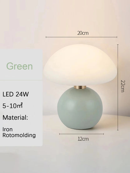 A pink/orange/red/white/beige USB socket decorative table lamp for room light decorative lamp, night light, desk light.