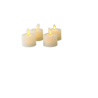 4 oder 6 Flameless Moving Dochtkerker mit Fernbedienung Realistischer Weihnachtskirche Hochzeit gefälschte elektronische Kerzen geführt Hochzeit