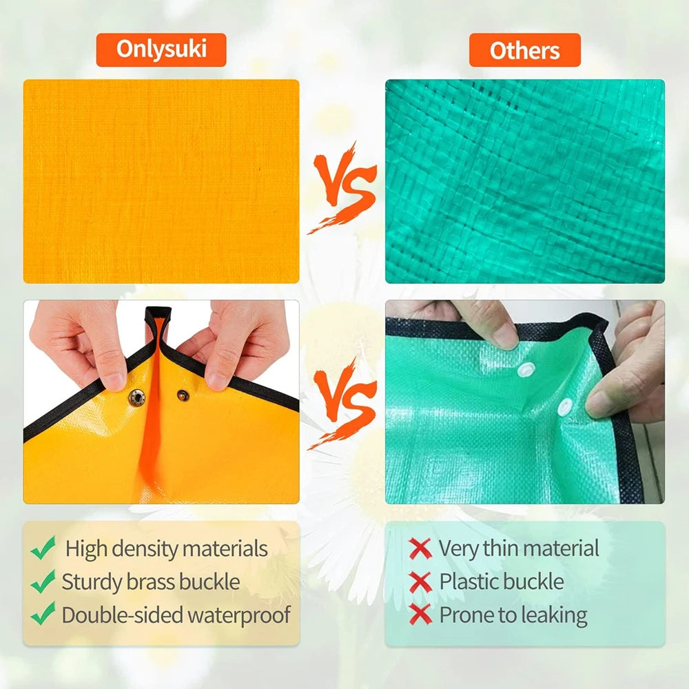 Tenxhere me lule që transplantojnë dyshekët e kopshtarisë mbjelljen e bimëve të bimëve që repotojnë dyshe të palosshme të kopshtarisë së papërshkueshme nga uji i papërshkueshëm nga uji