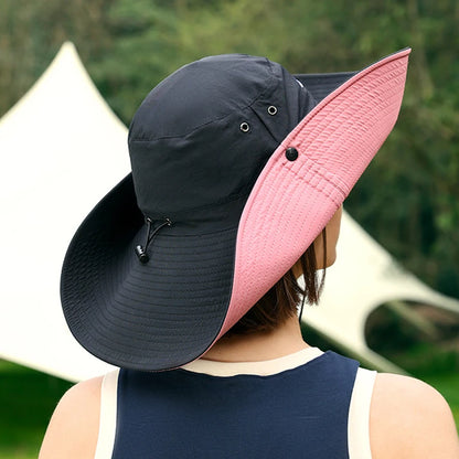 2024 Casual Fishing Hat UPF 50+ Cowboy Hat Summer Sunshade Outdoor Camping Sun Hat Breptable Wide Brim Visor Fisherman's Hats
