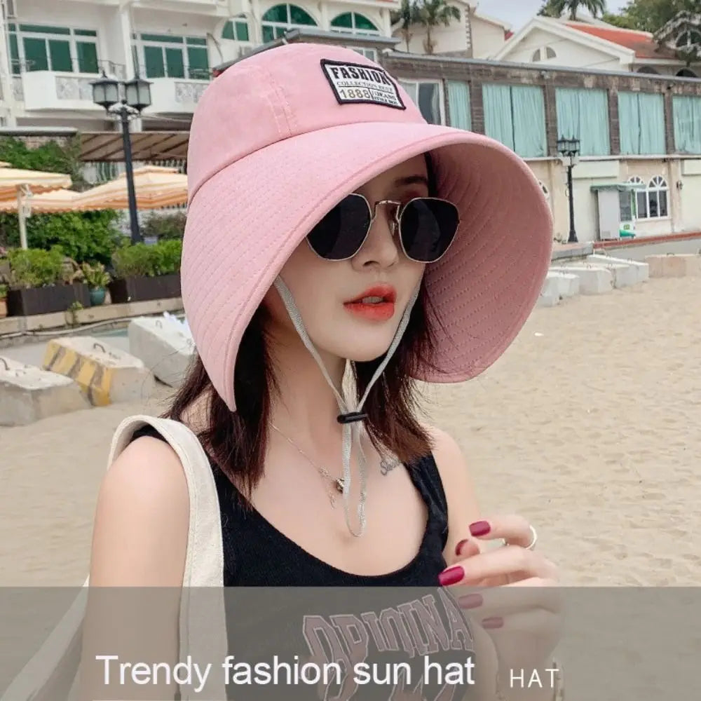 UV Protection Women Hat Fashionable Visor Big Brim Sun Protection Cap Breathable Sun Protection Summer Hat Rejse