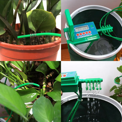 Automatique Micro Home Drip Irrigation Irrigation Kits System Strinkler avec un contrôleur intelligent pour jardin, Bonsaï Utilisation intérieure