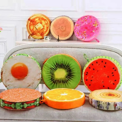 Komfortabel kontor sofa pute plysj Toy Garden Dining Outdoor Fruit Seat Pads Round Putow Seat Pads stolputer