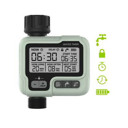 HCT-322 Automatisk vanntimer Garden Digital Irrigation Machine Intelligent Sprinkler Brukt utendørs for å spare vann og tid