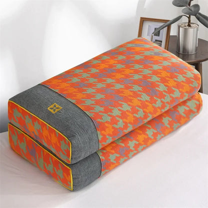 Hilo de doble capa Hilo Camplorador cuadrado Pilloza Sarrera Hacervasta Cáscara de almohada llena de almohada Centro de almohada extraíble y lavable