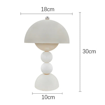 Nordic LED Table Lamp For Home Living Table Bedroom Bedside Room Interior White Dimmable Decoration LED Night Lamps Desk Light