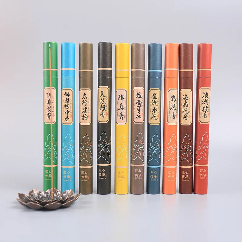 40pcs Prirodni sandalovina Spavanje kineski kućni tamjan Aroma Aroma zatvorenog Buddha tamjan Osmanthus soba miris ruža ruža
