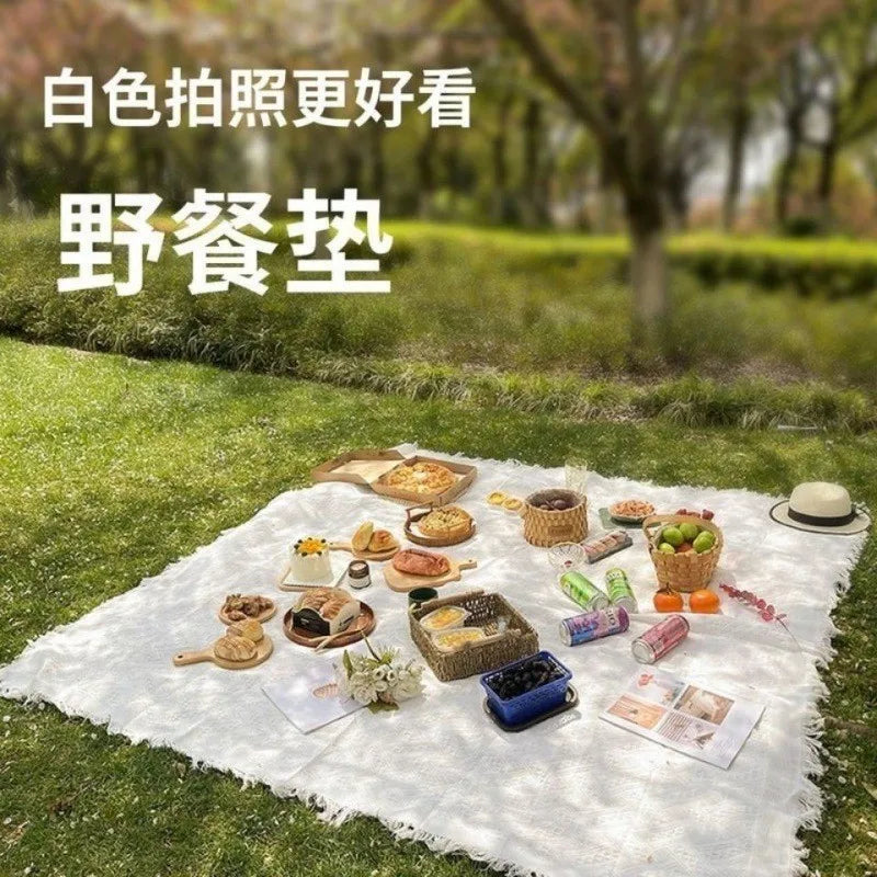 1pc Bohemian Moisture-proof Portable Mat Picnic Mat For Outdoor Camping Picnic Beach Outdoor Blanket - Perfect For Camping